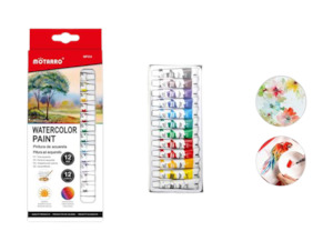 Water Color Paint 12mlx12 Tubes