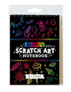 RAINBOW SCRATCH NOTE BOOK A6