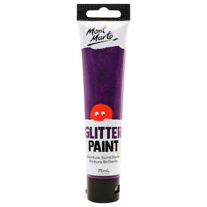 Art Supplies: MM Glitter Paint 75ml Purple