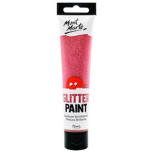 Art Supplies: MM Glitter Paint 75ml Pink