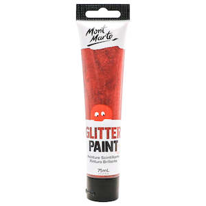 MM Glitter Paint 75ml Red