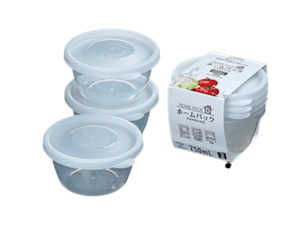 Storage: Plastic Container 250ml 3pc