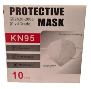 Face Masks: KN95 Face Mask -White 10pc
