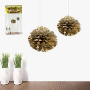 Shmick Sophisticates Gold Silver: Metallic Gold Puff 2pk 15cm