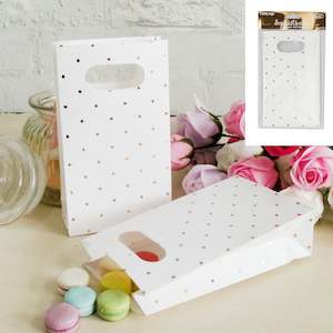 6pk Party Bag - Metallic Gold Dotty