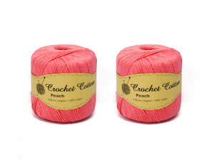 Sewing And Haberdashery: Crochet Cotton 50g 3.25mm Peach