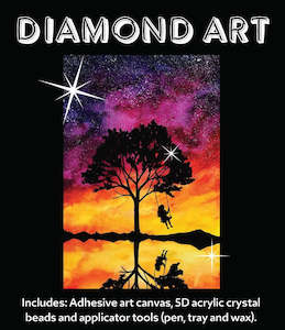 5D Diamond Art Kit 15x20cm Tree Swing