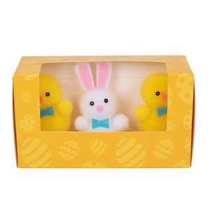 3pk 6cm Bunny & Chick