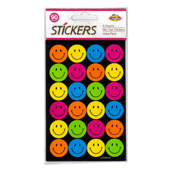 Stickers: Stickers Smiley Faces 190x104 4shts
