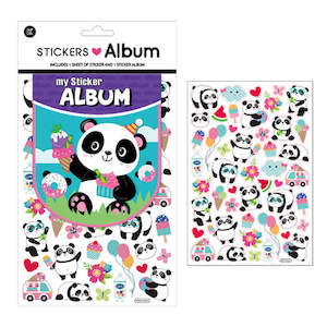 Stickers: Sticker Album Panda 265x165mm