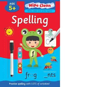 Books: Wipe Clean Spelling Book