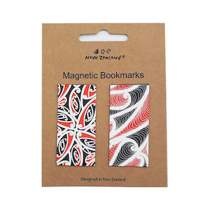 Books: Magnetic Bookmark Koru & Kotahitanga