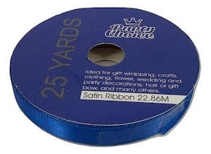 Ribbon: Satin Ribbon 1.0cm 22.86m  BLUE