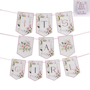 Its a Girl Bunting 2.2m