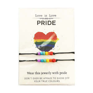 Jewellery: Bracelet Rainbow Pride 2pc