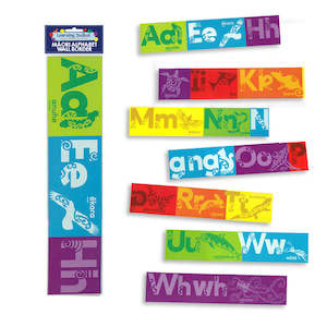 WALL BORDER MAORI ALPHABET