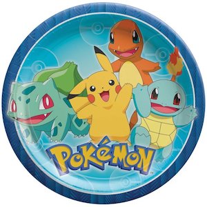 Pokemon: Pokemon Paper Plates 23cm 8pk