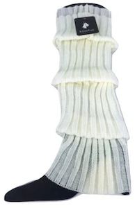 LEG WARMER KNITTED WHITE