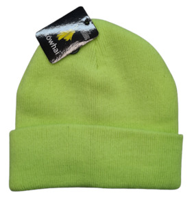BEANIE FLURO YELLOW