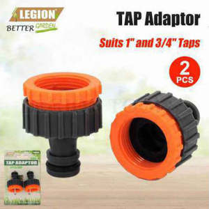 Hardware And Gardening: Tap Adapter 3/4 Inch 2pc