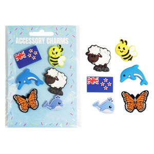 Charms Soft NZ Kiwi Icons 6pc
