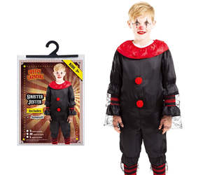 Halloween 1: Costume Sinister Jester Kids