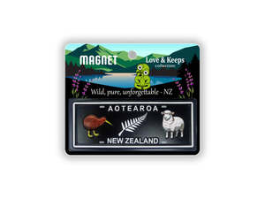 Kiwiana: Magnet PVC 11*4.5cm NZ Icons