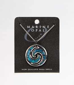 NECKLACE DOUBLE KORU 32MM