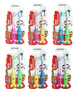 Personal Care: Toothbrush Kids 2pk 4Asst