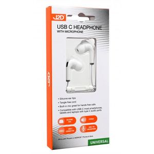 J2D USB-C Headphones with Microphone