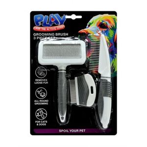 Pet Grooming Brush 3 Piece Set