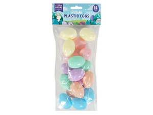 Easter: Easter Pastel Fillable Eggs 18pk