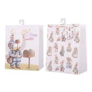 Easter: Easter Old Bunny Gift Bag Sml