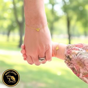 Initial Necklaces: Little Love Bracelet - Gold or Silver