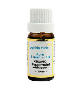 Organic Certified Pure Essential Oils: Peppermint Certified Organic Essential Oil 10ml