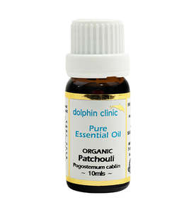 Organic Certified Pure Essential Oils: Patchouli Certified Organic Essential Oil 10ml