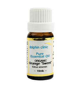 Organic Certified Pure Essential Oils: Orange Certified Organic Essential Oil 10ml