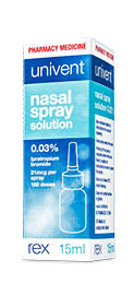 Frequently Bought: Univent Nasal Spray 15 ml