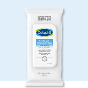 Cetaphil: Cetaphil Gentle Skin Cleansing Wipes 25pk