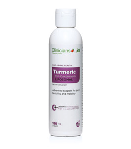Clinicians Turmeric Liposomal Supplement 180ml - Premium Enhanced Absorption