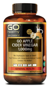 Go Apple Cider Vinegar 1000mg 90 capsules