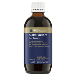 Bioceuticals: Bioceuticals CalmFactors For Juniors for Restlessness & Disturbed Sleep 200 ml