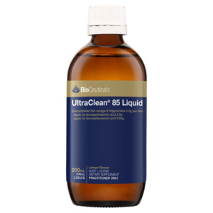 Bioceuticals UltraClean 85 Liquid High Strength Liquid Fish Oil 200 ml