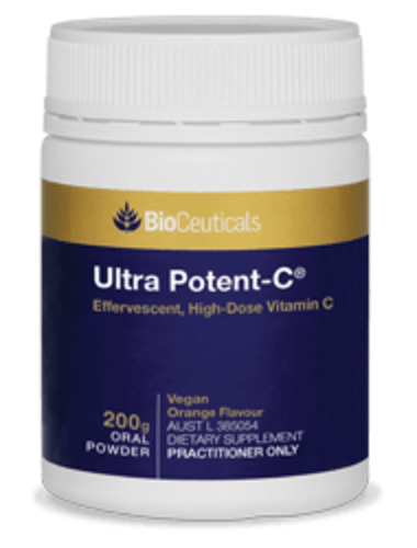 Bioceuticals: Bioceuticals Ultra Potent-C® Effervescent, High Dose Vitamin C 200 gm