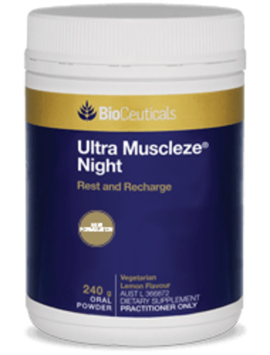 Bioceuticals: Bioceuticals Ultra Muscleze Night Rest and Recharge 240gm