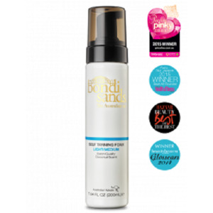 Bondi Sands Self Tanning Foam Light/Medium 200ml – Achieve a Natural Glow