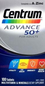 Centrum Advance 50+ 100 Tablets
