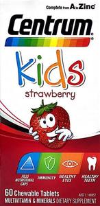 Centrum: Centrum kids 60 chewable tablets Strawberry
