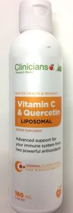 Clinicians: Clinicians Vitamin C Quercetin Liposomal 180ml - Immune Support & Antioxidant Boost