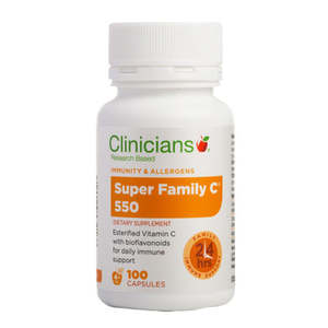 Clinicians: Clinicians Super Family C 550 100 Capsules